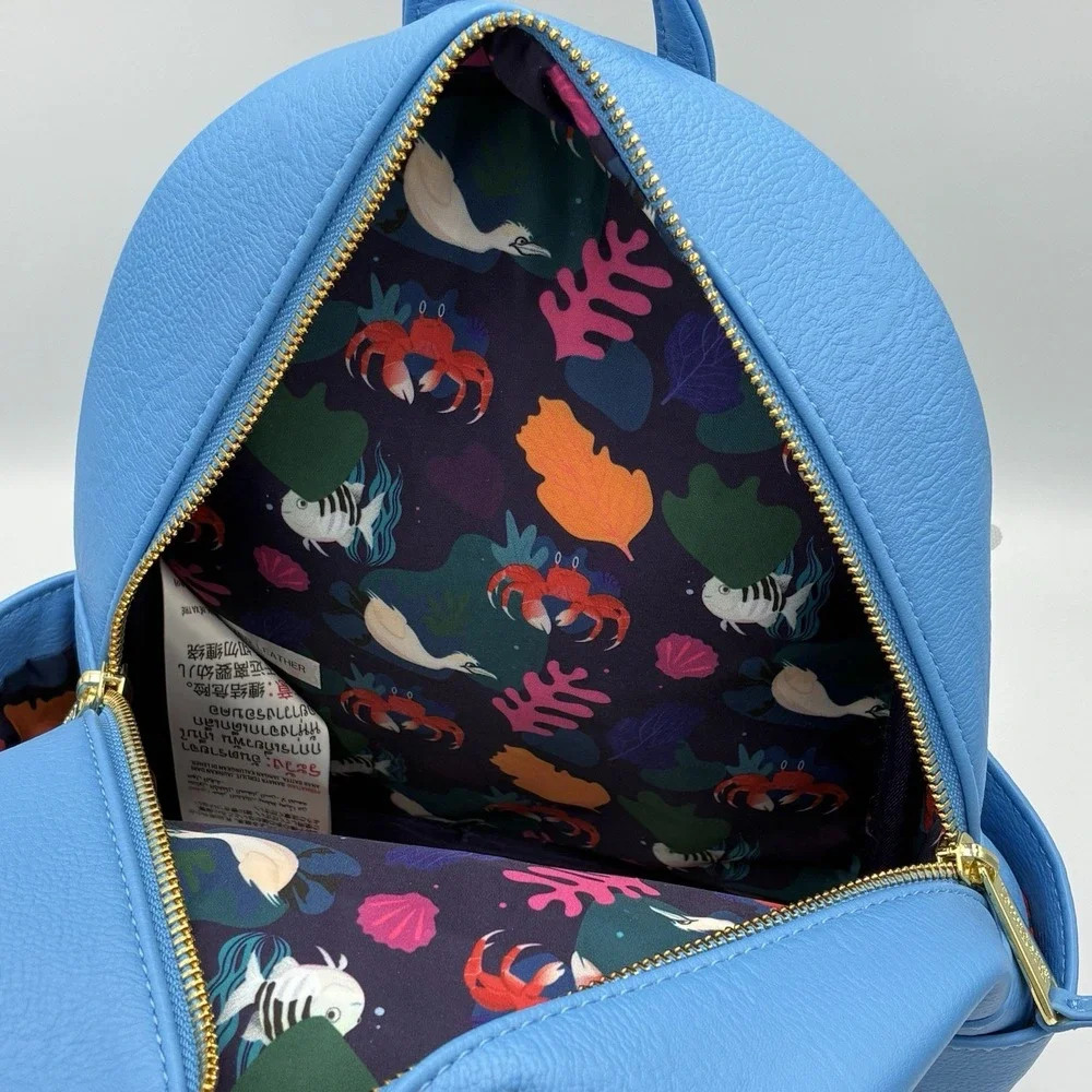 Disney Parks The Little Mermaid Loungefly Mini Backpack Live Action Film NWT